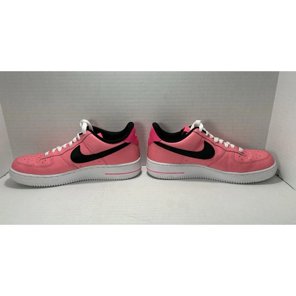Nike Air AF1 Shoes Pink‎ Gaze Black Swoosh men's 7.5 low Top DZ4861-600